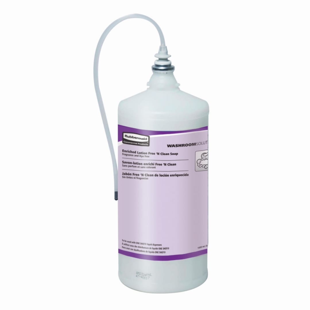Rubbermaid Commercial Products OneShot® Dye and Fragrance Free Lotion Hand Soap Refill, 1600mL