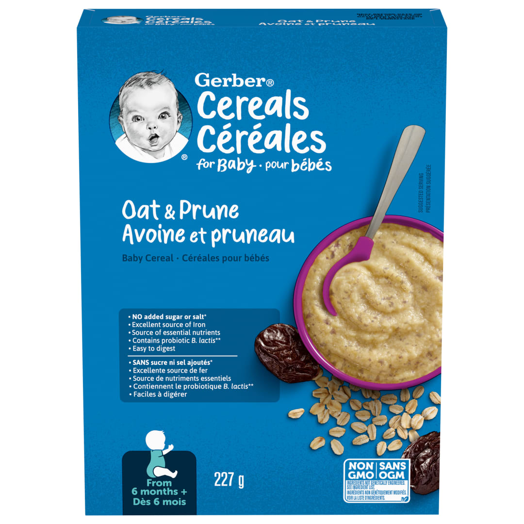 GERBER BL Oat Prune 6x227gN1 CA