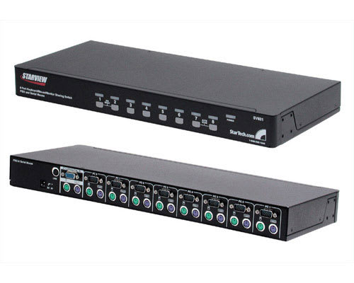 8 Port 1U Star View KVM Switch