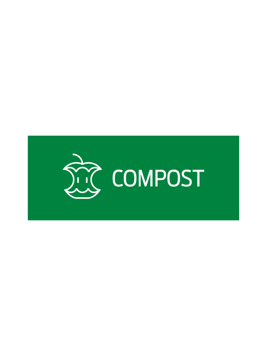 RISE - Double - Sign - Compost - Green