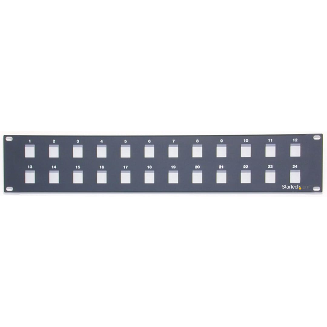 Blank Keystone Multimedia Patch Panel 24 Port