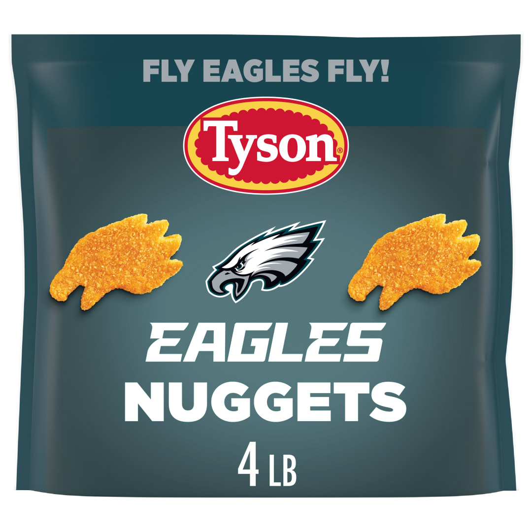 Tyson Chicken Nuggets-Eagles, 4 lb