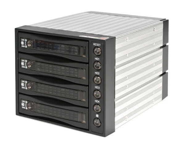 4 Drive Black SATA Backplane
