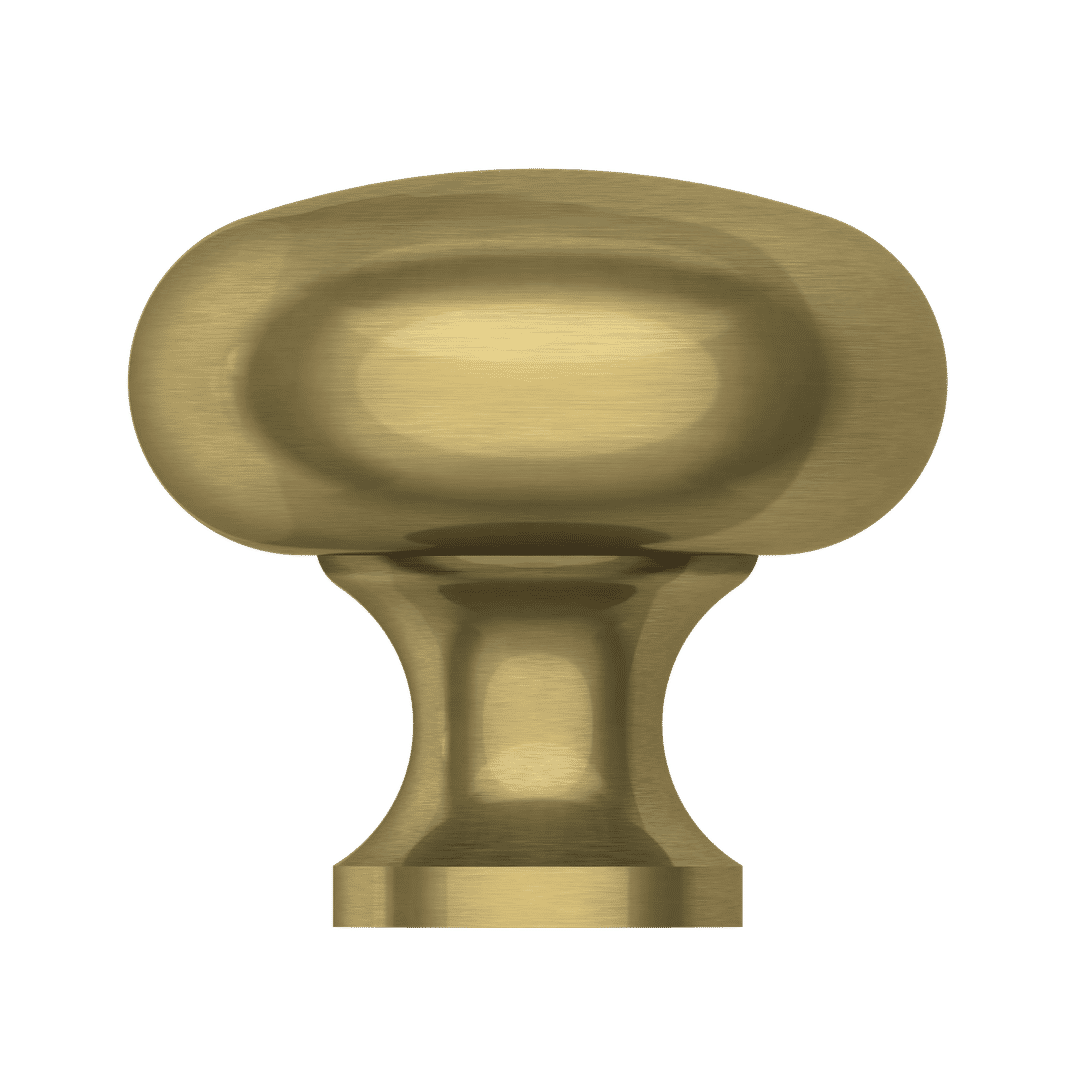 4706 Classic Round Knob 1.25", In Heirloom Brass