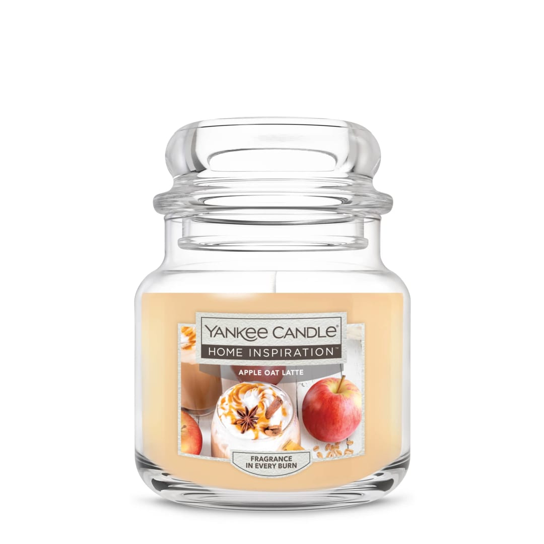 Yankee Candle Home Inspiration Apple Oat Latte Medium Jar Candle