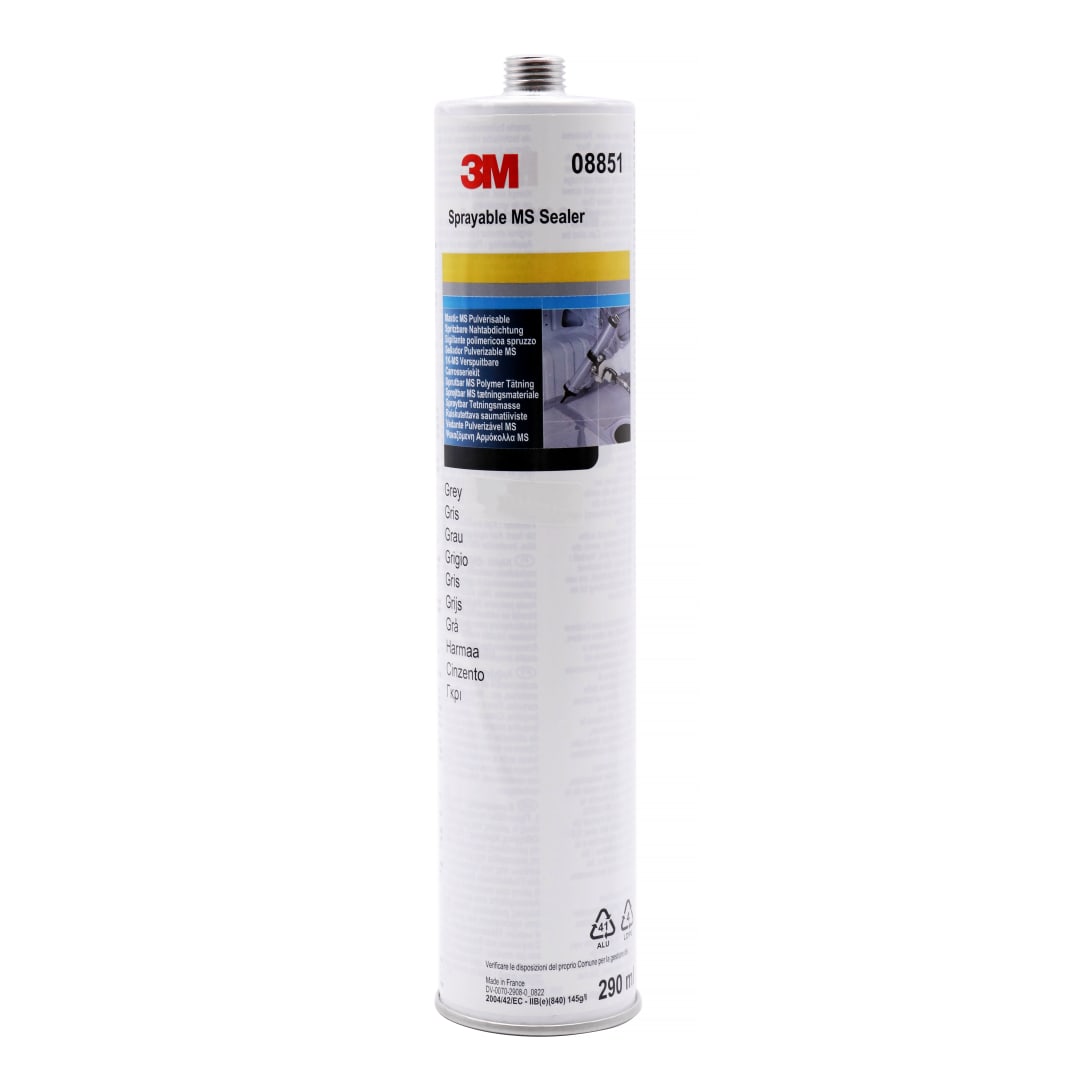 3M™ Striekateľný tesniaci tmel, vrátane dýz, sivá, 290 ml, 08851