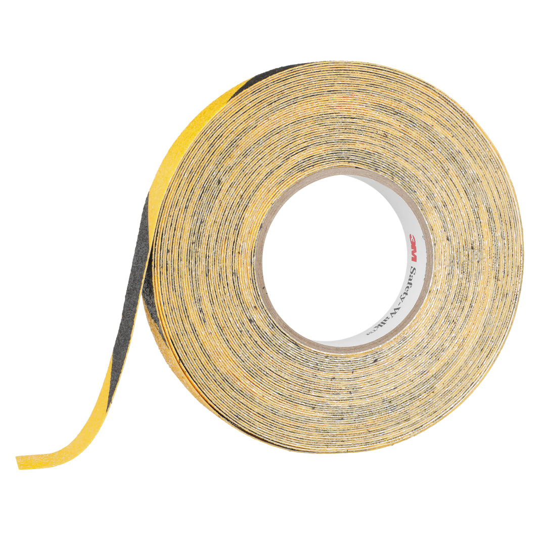 3M™ Safety-Walk™ Universal 613, Schwarz/Gelb, 25 mm x 18,3 m, 4 Rollen / Karton