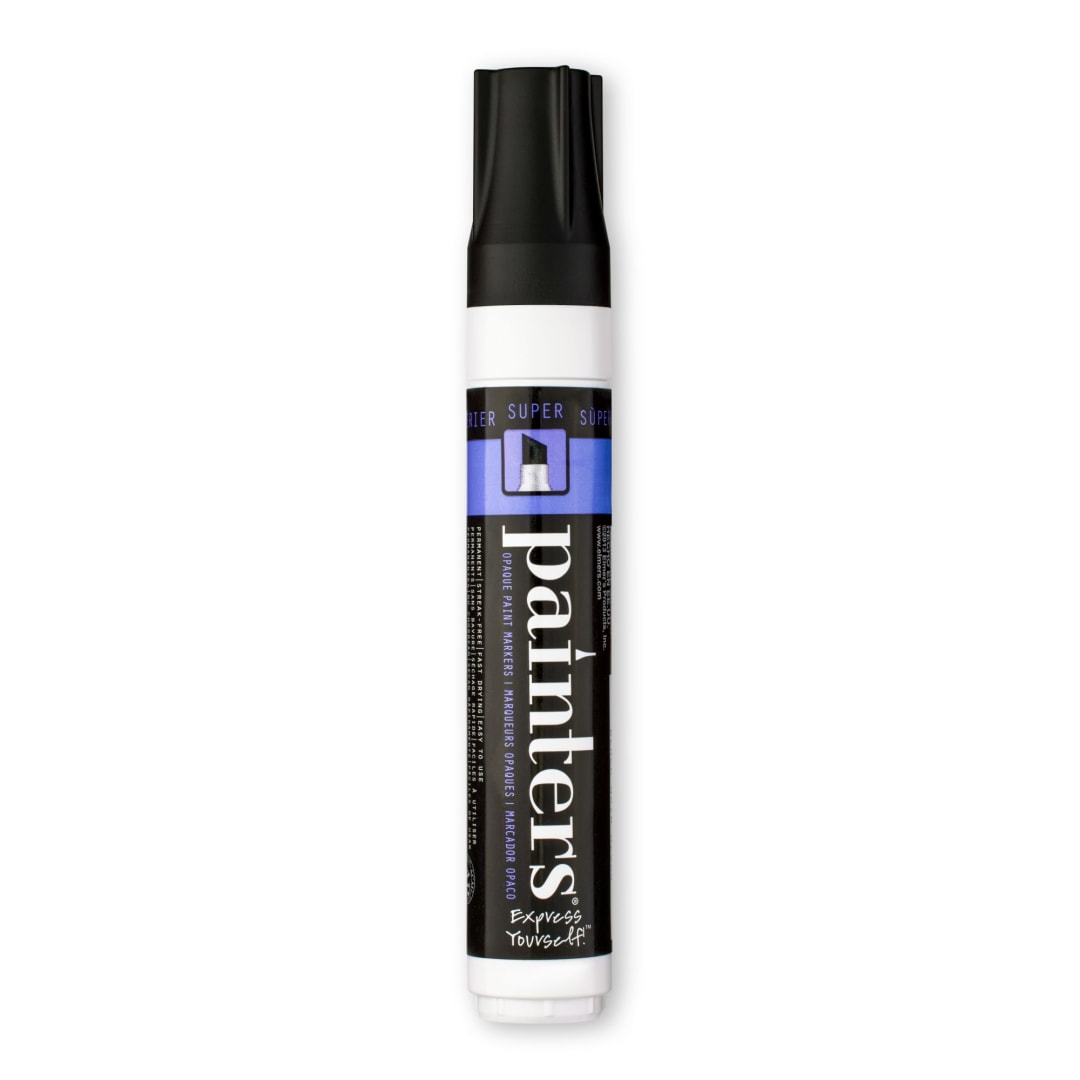 Elmer's Painters Opaque Paint Marker, Super Chisel Tip, Black, 1 Count