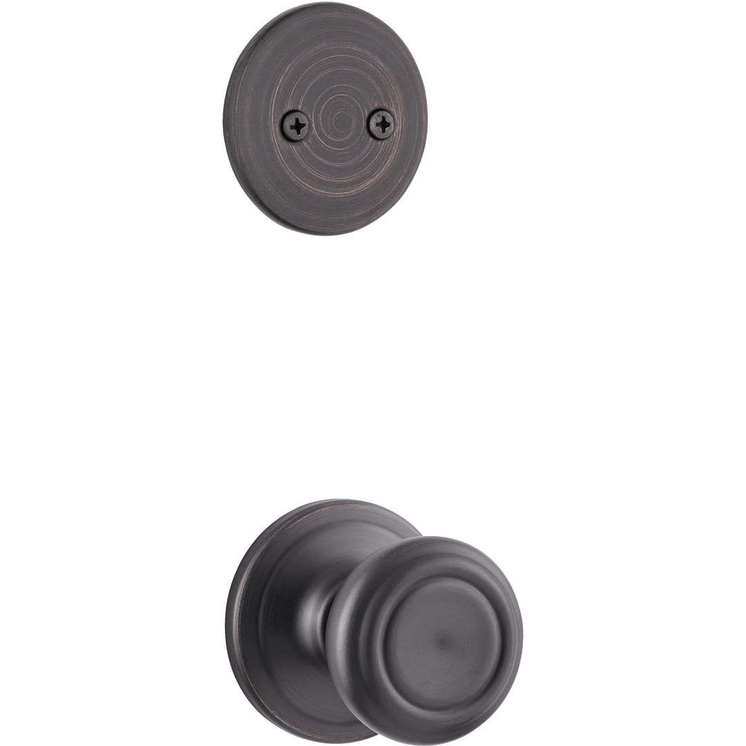 606 Dummy Interior Pack w/Cameron Knob for Kwikset Series Handlesets in Venetian Bronze