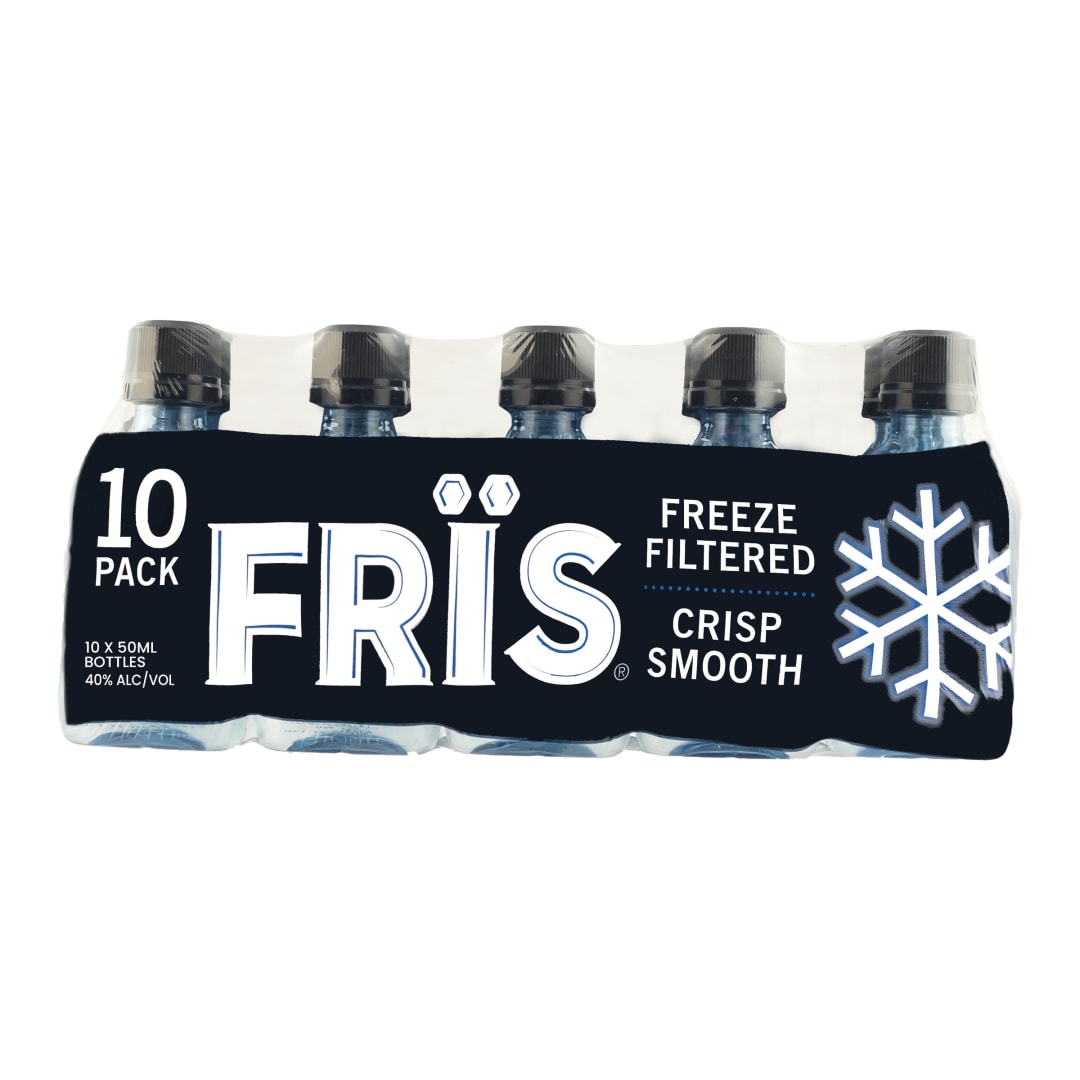 Fris Vodka 10 Pack 50ml Bottles 80 Proof