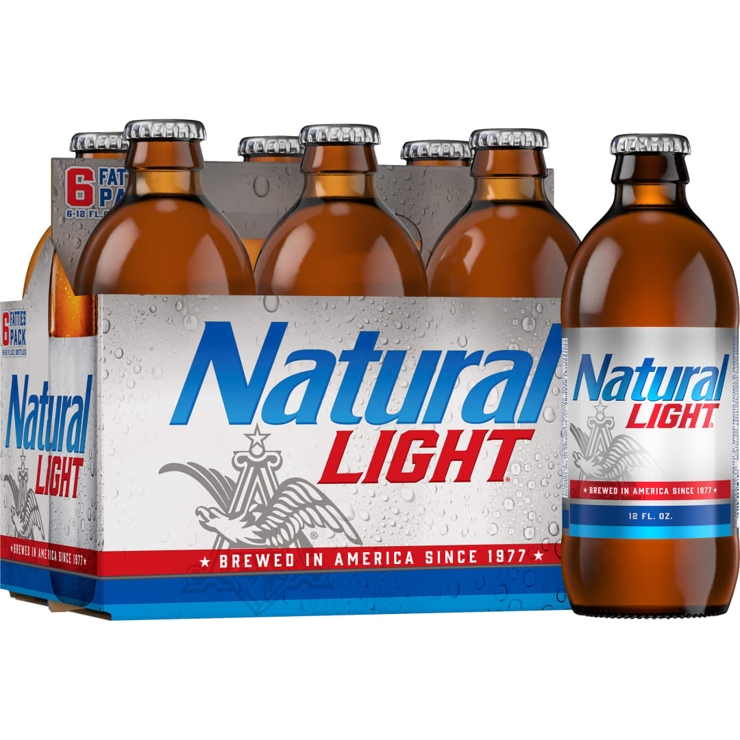 Natural Light® Beer, 6 Pack 12 fl. oz. Bottles