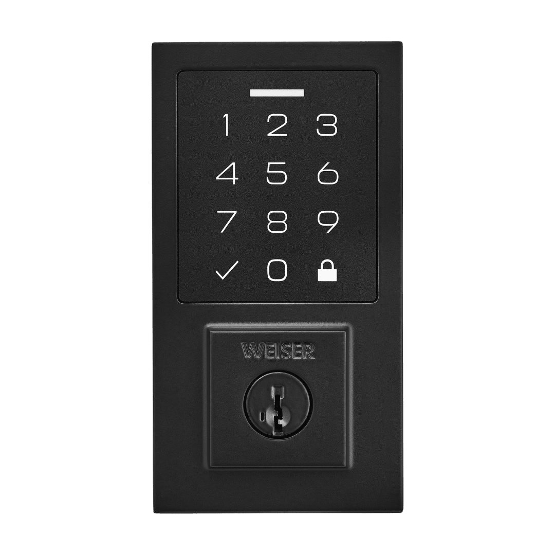 GED9270 SmartCode® Contemporary Electronic Deadbolt featuring SmartKey Security™ in Matte Black