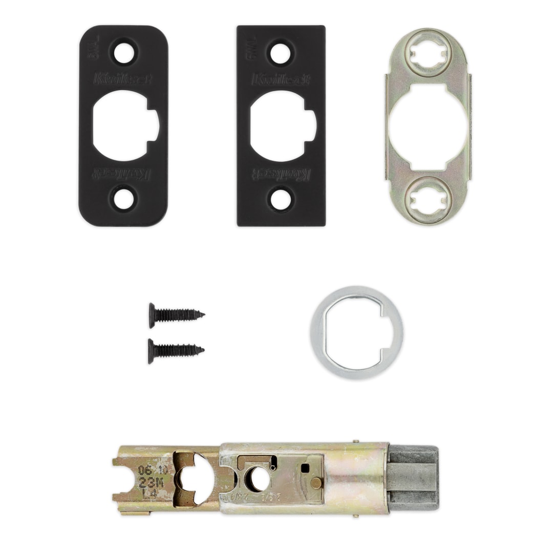 6-Way Adjustable Deadlatch for Matte Black or Venetian Bronze Finish