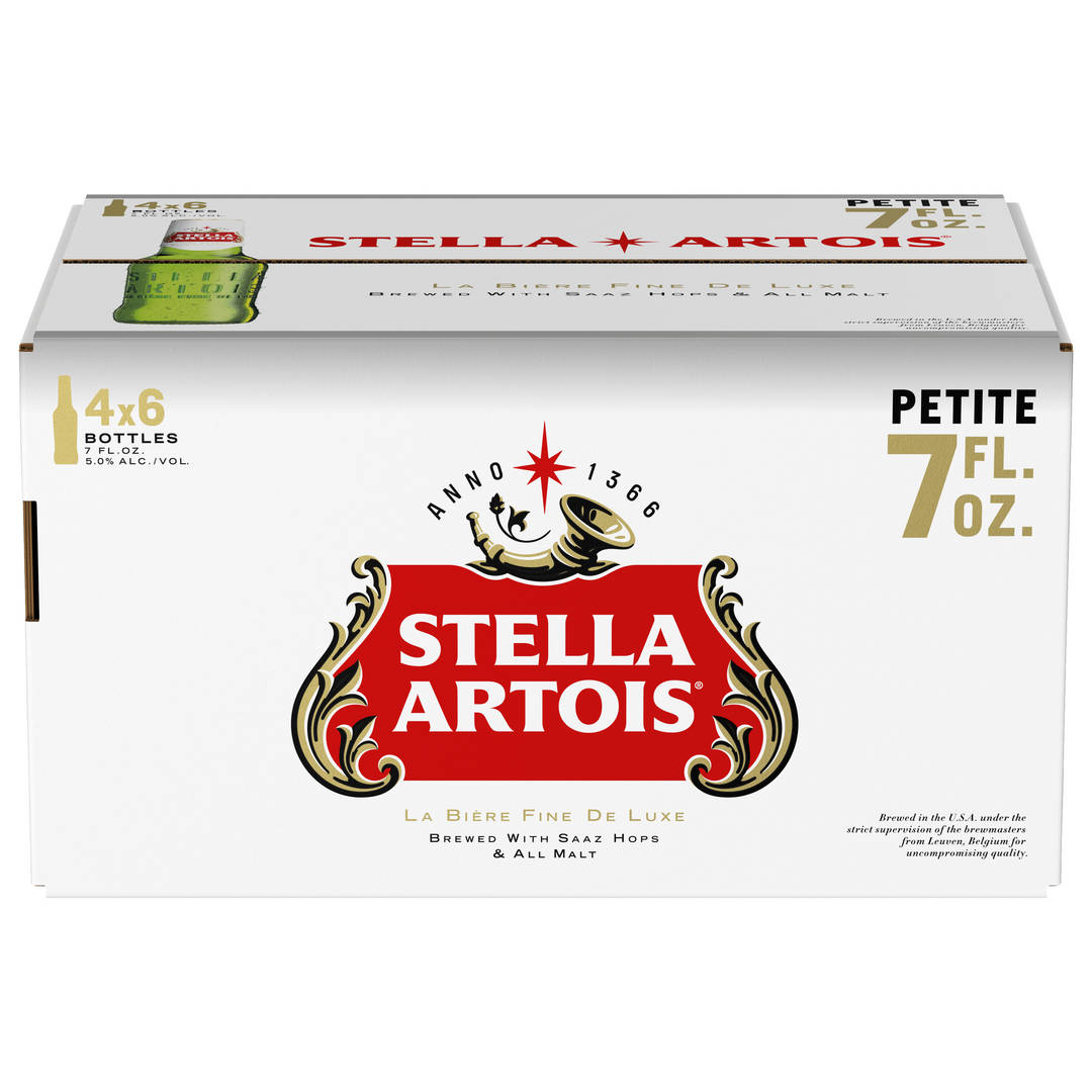 Stella Artois Beer Petite 4 - 6 Bottle Packs