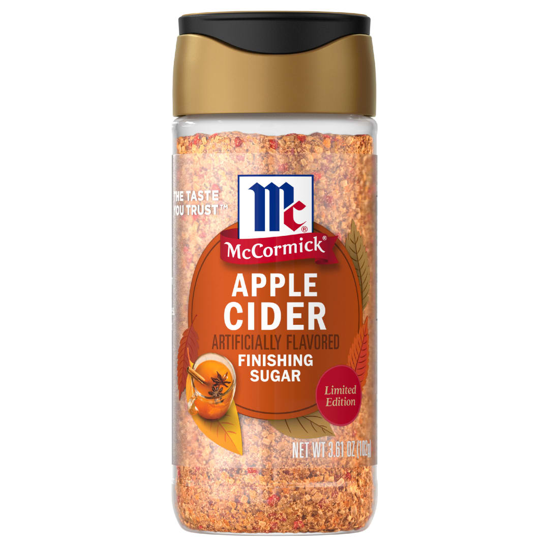 McCormick® Apple Cider Finishing Sugar, 3.61 oz