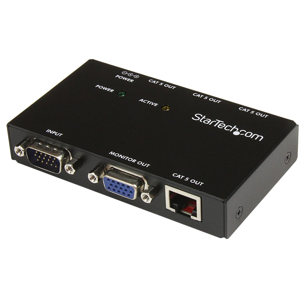 4 Port UTP VGA Splitter For ST121 Series Extender