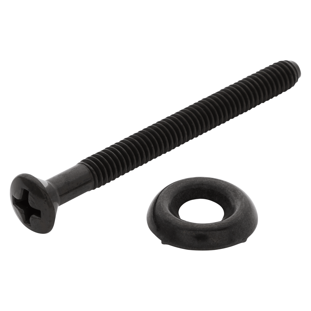 Door Screw Exterior for Thick Door in Matte Black or Venetian Bronze Finish