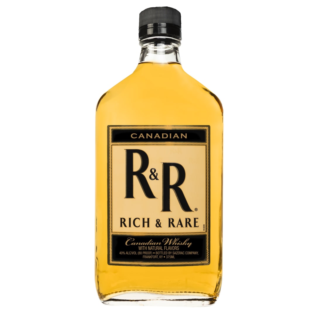 Rich & Rare Canadian Whisky 375ml Plastic Bottle 80 Proof