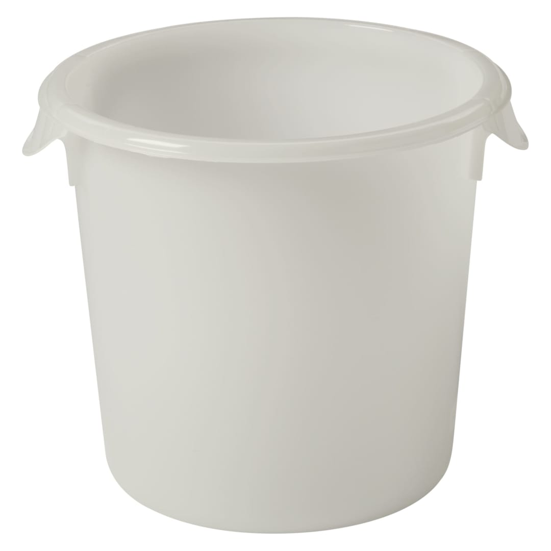 Round Storage Container 4 QT White