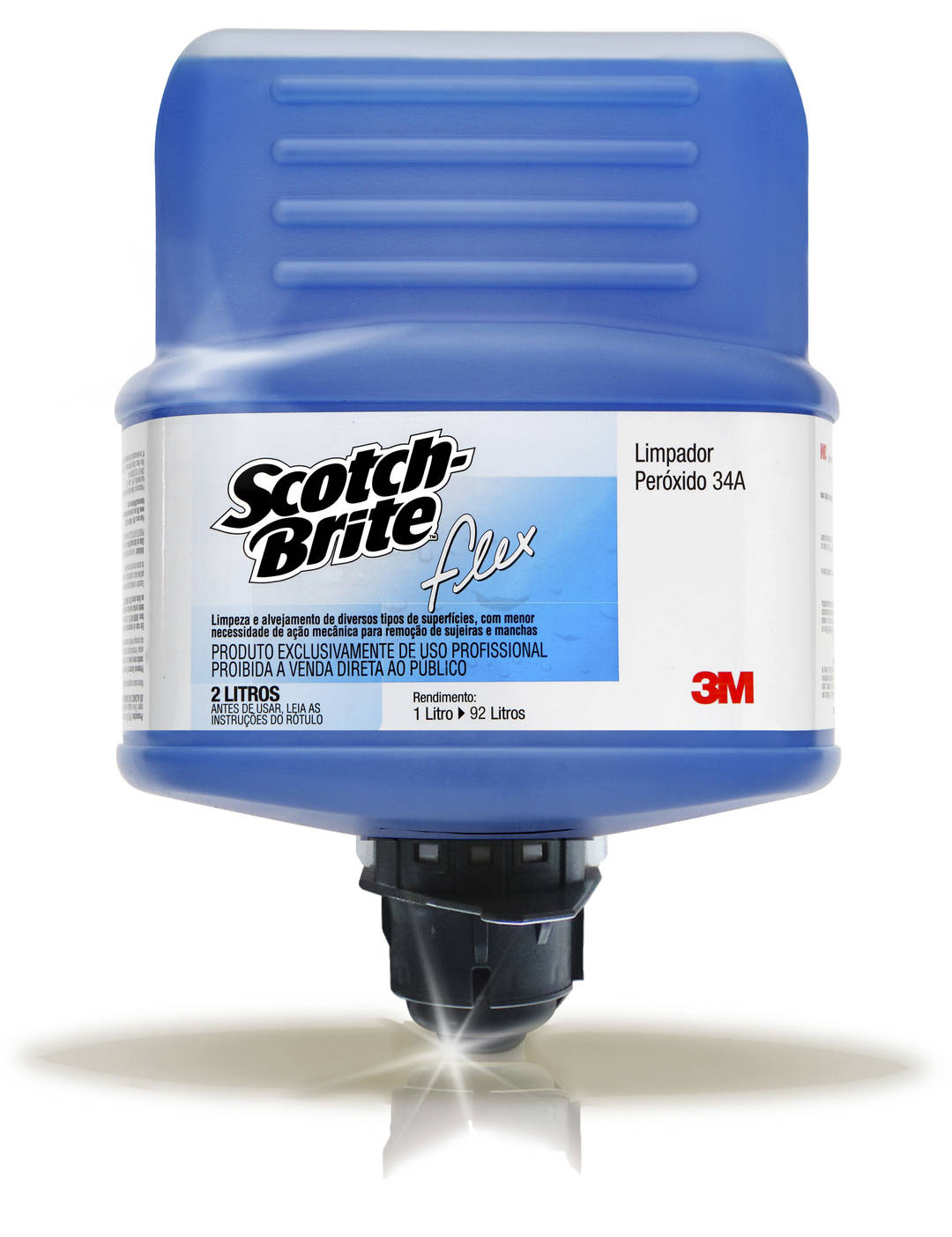 Limpador Peróxido Scotch-Brite™ 34A para Limpeza Profissional, 2L, 4/Caixa