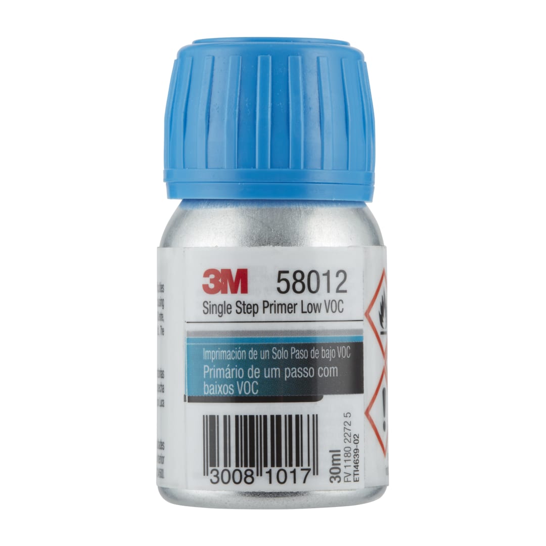3M™ Jednokrokový základný náter pre lepidlá na čelné sklá, 30 ml, 58012
