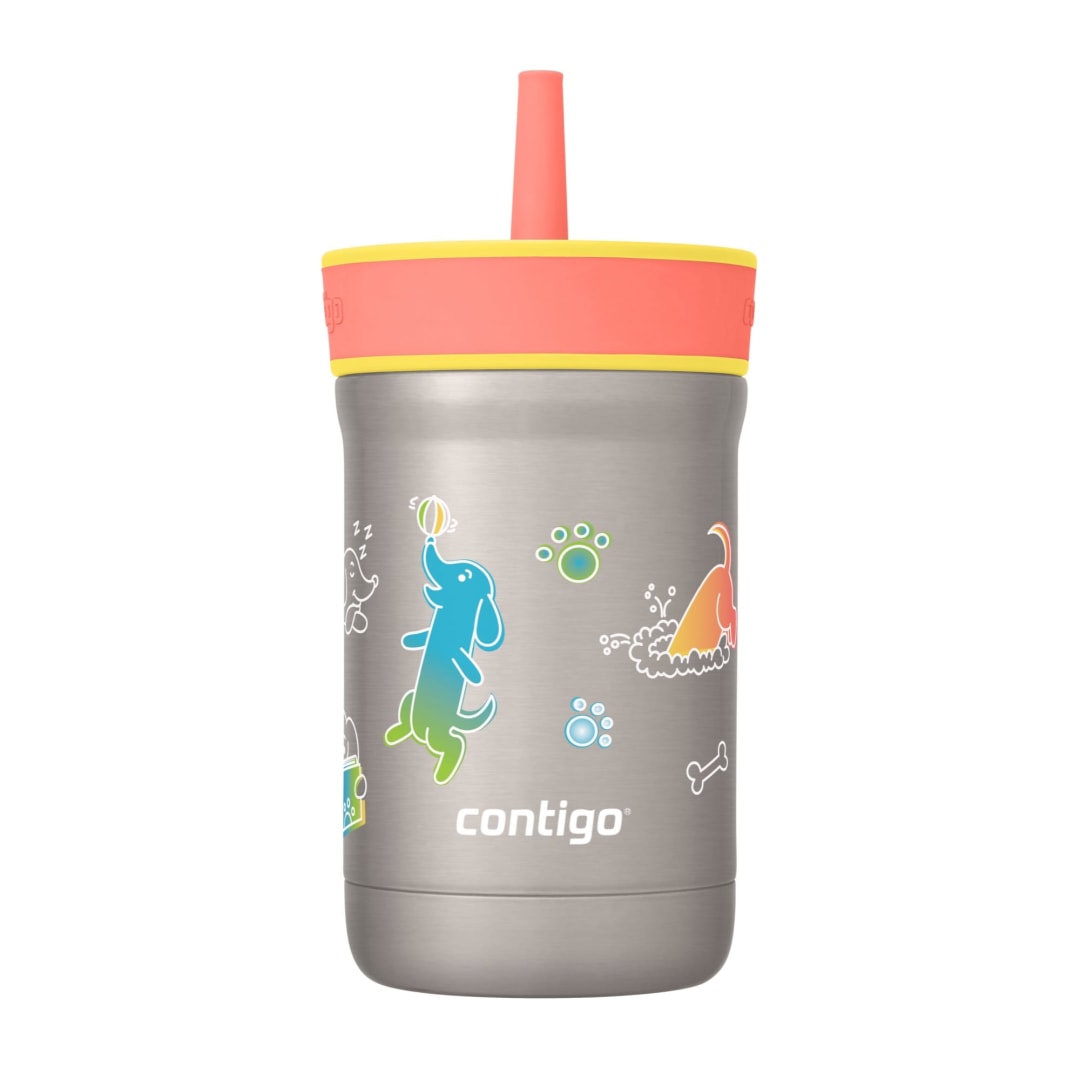 Contigo® Kids’ Leighton Straw Tumbler with Spill-Proof Lid, 12oz.