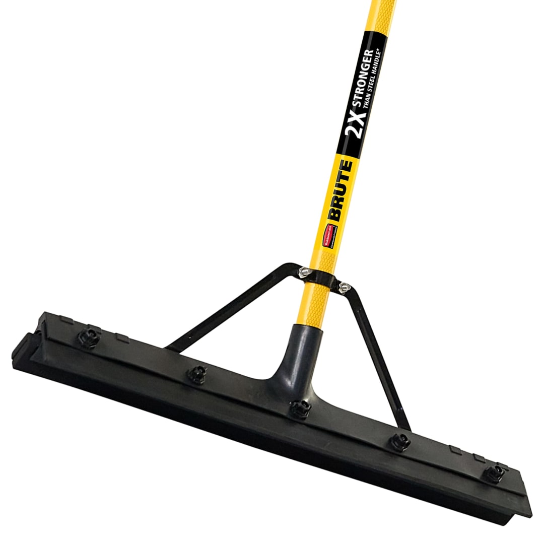 BRUTE 24 in. Dual Blade Squeegee with Fiberglass Handle