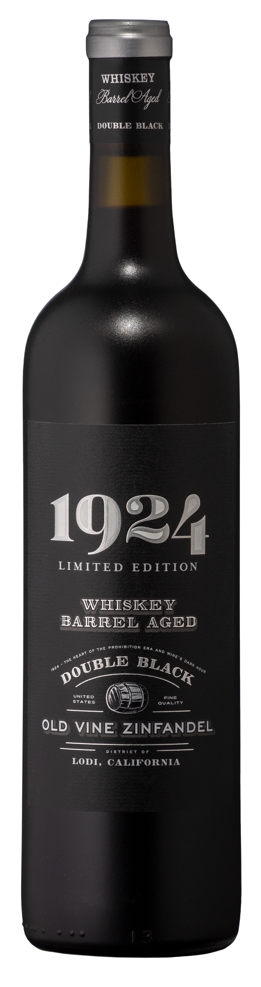 1924 Whiskey Barrel Zinfandel Red Wine, Lodi, California, 750ml
