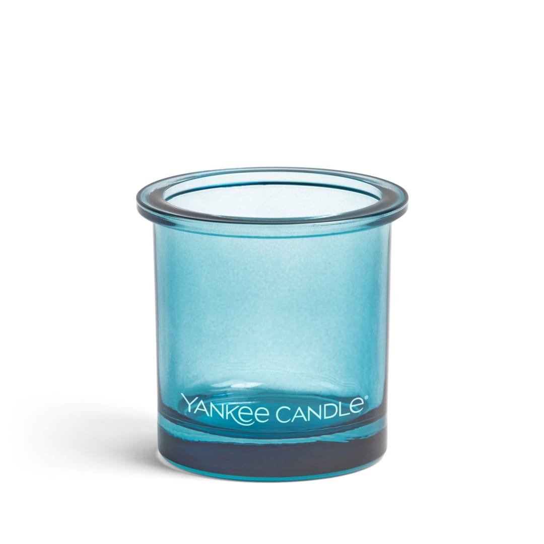 POP TEA LIGHT VOTIVE HOLDER BLUE
