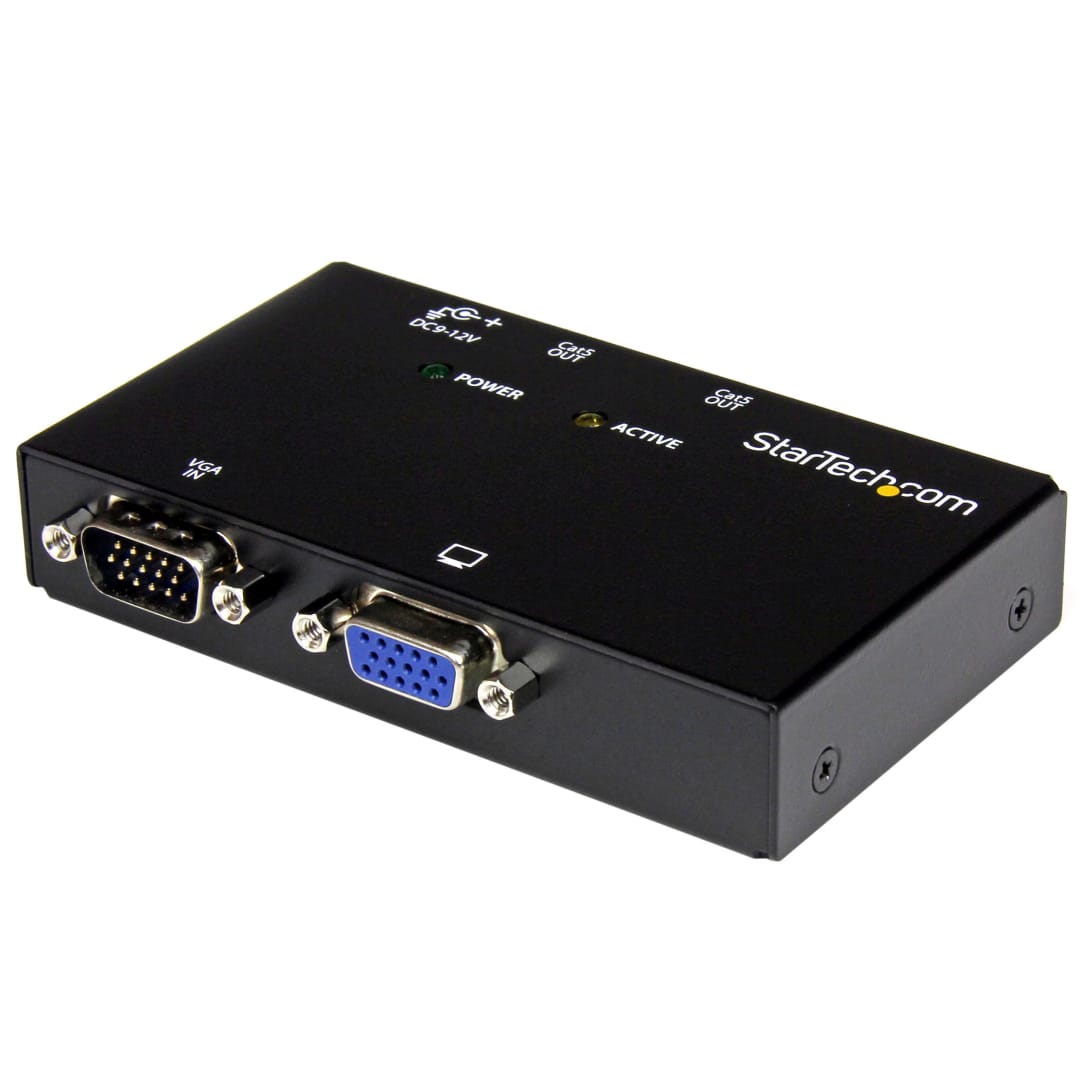 2 Port VGA Video Extender over Cat 5