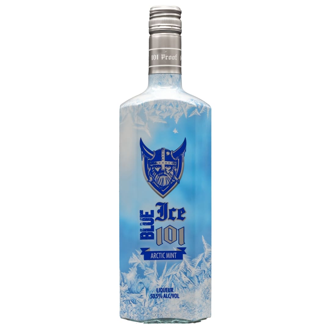 Ice 101 Blue Artic Mint Liqueur 750ml 101 Proof