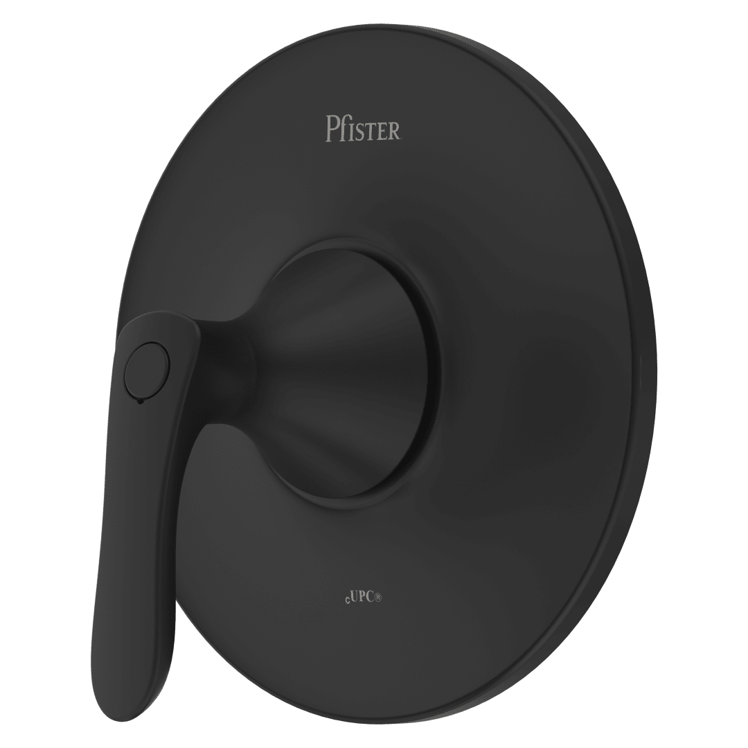 Weller 1-Handle Tub & Shower Valve Only Trim in Matte Black