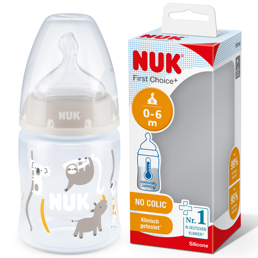 NUK FC+ PP TC 150ML SI1M GB/D NEUTR 2022