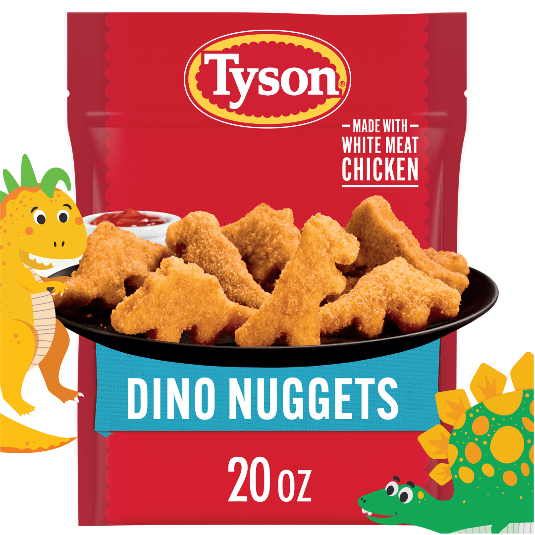Tyson Frozen Dino Nuggets, 20 oz