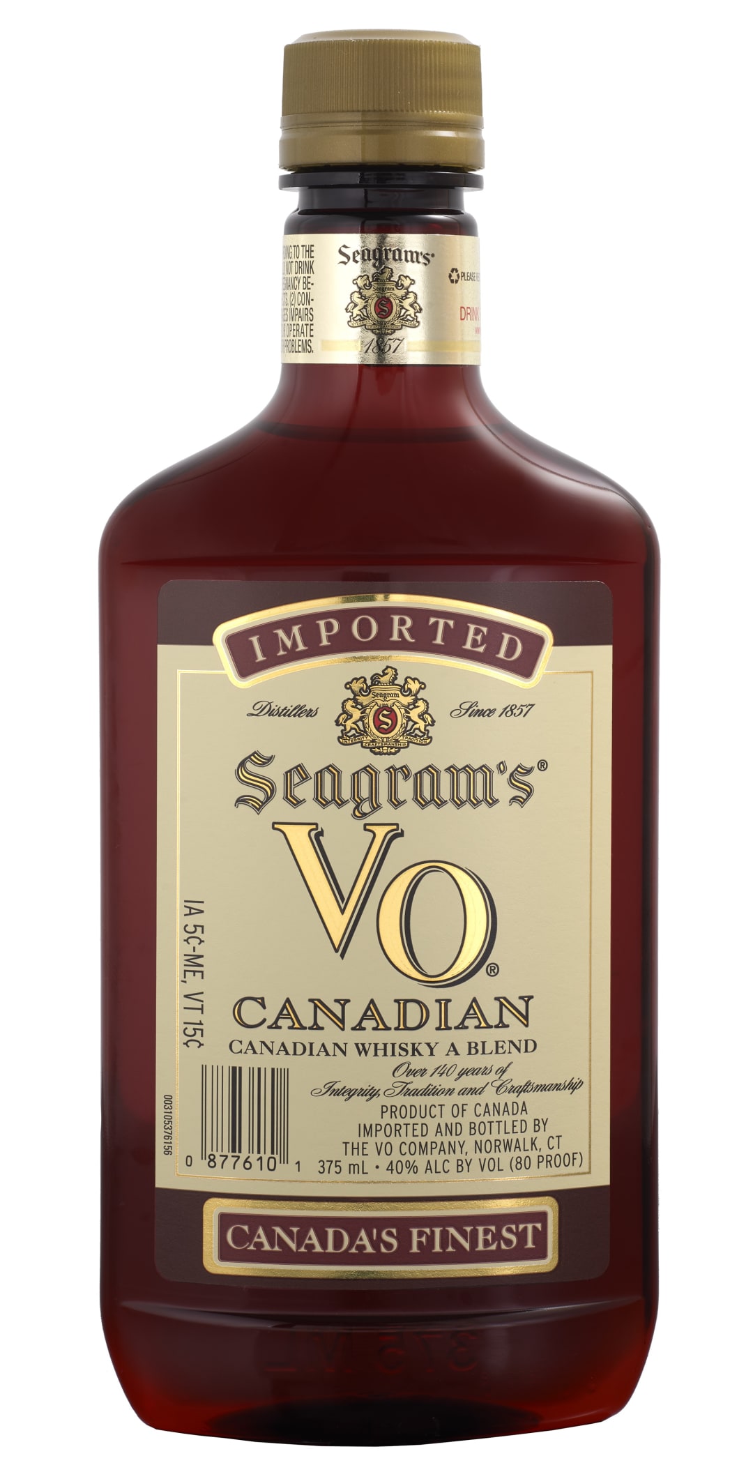 Seagram's VO Blend Canadian Whisky 375ml 80 Proof