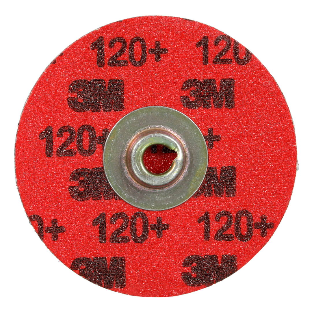 3M™ Roloc™ Dayanıklı Kenar Diski 767F, 120+ YF ağırlıklı, TSM, Bordo, 50,8 mm, Kalıp RS200PM, 50/karton, 200 adet/kutu