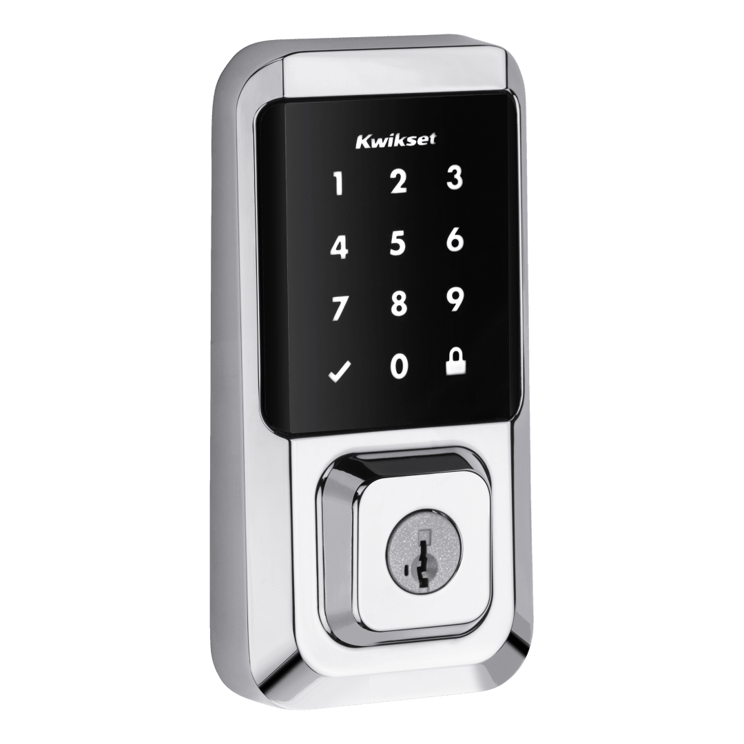 HALO Touchscreen Wi-Fi Smart Lock in Polished Chrome