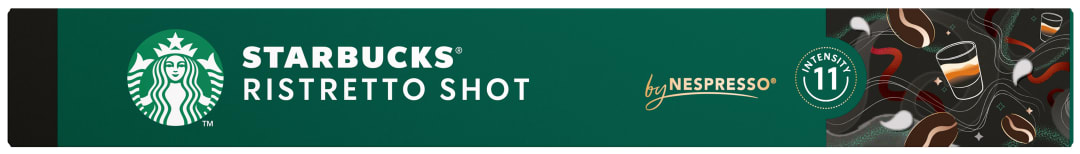 STARBUCKS Ristretto Shot by NESPRESSO 10 Capsule 57g