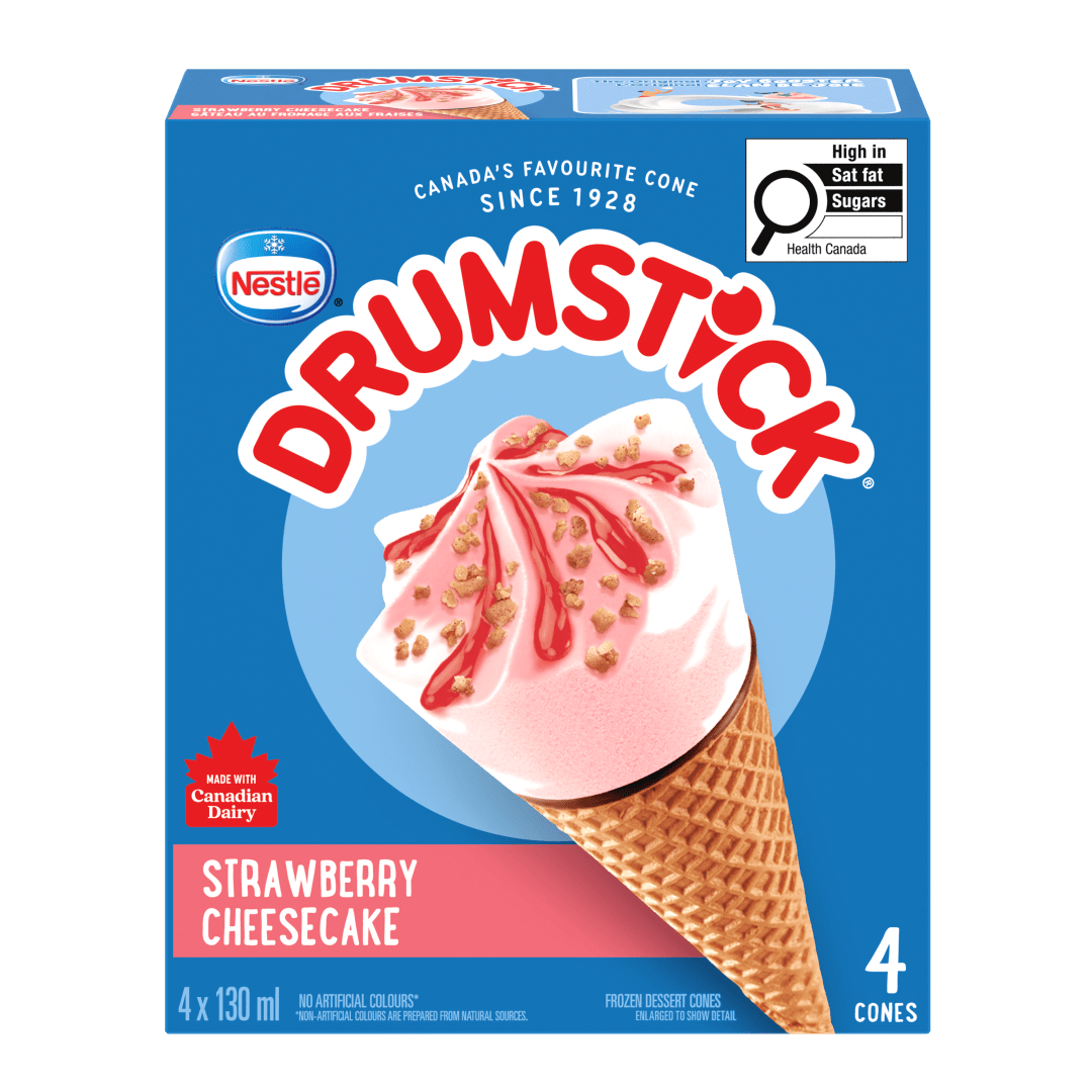 DRUMSTICK Straw Cheesecake 6(4x130ml) CA