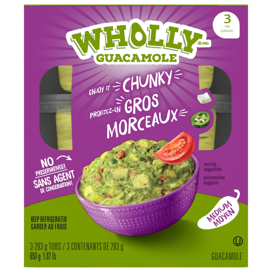 WHOLLY GUACAMOLE Spicy Cups