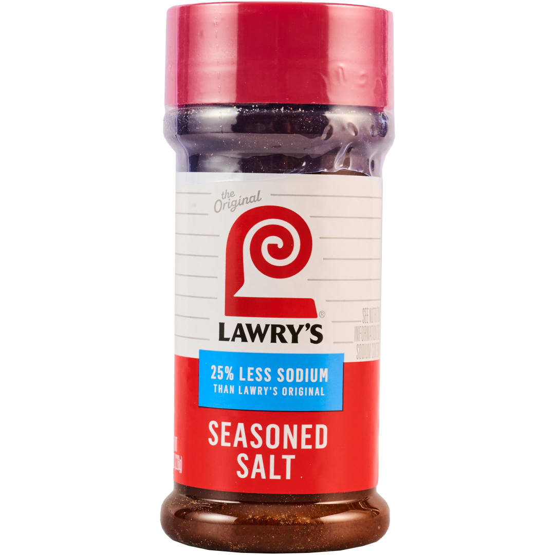 Lawry's® 25% Less Sodium Seasoned Salt, 8.0 oz