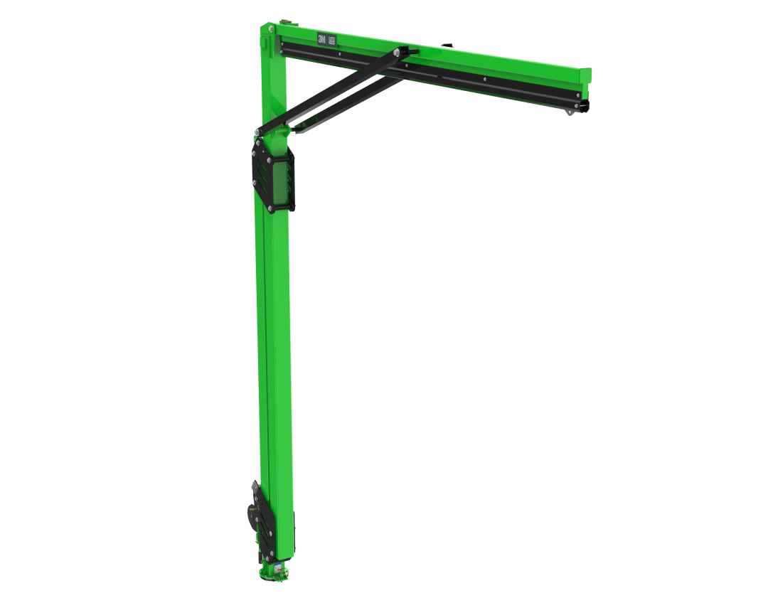 3M™ DBI-SALA® FlexiGuard™ M200 Modular Jib Adjustable Height Mast Anchor, 1 User, 6–9.1m Height, 4.6m Width, 8530894