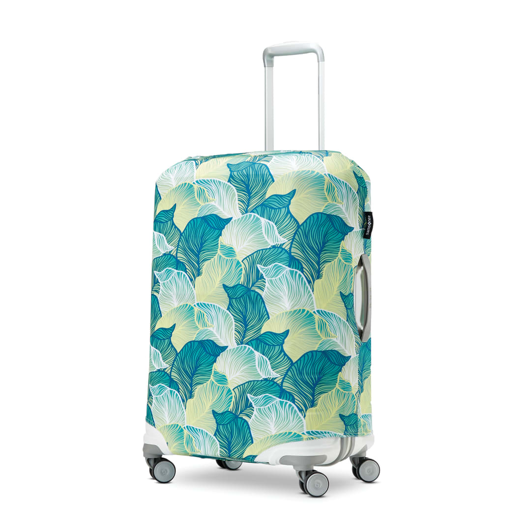 Organization Acc Prnt Luggage Cover M T - Leaf Print