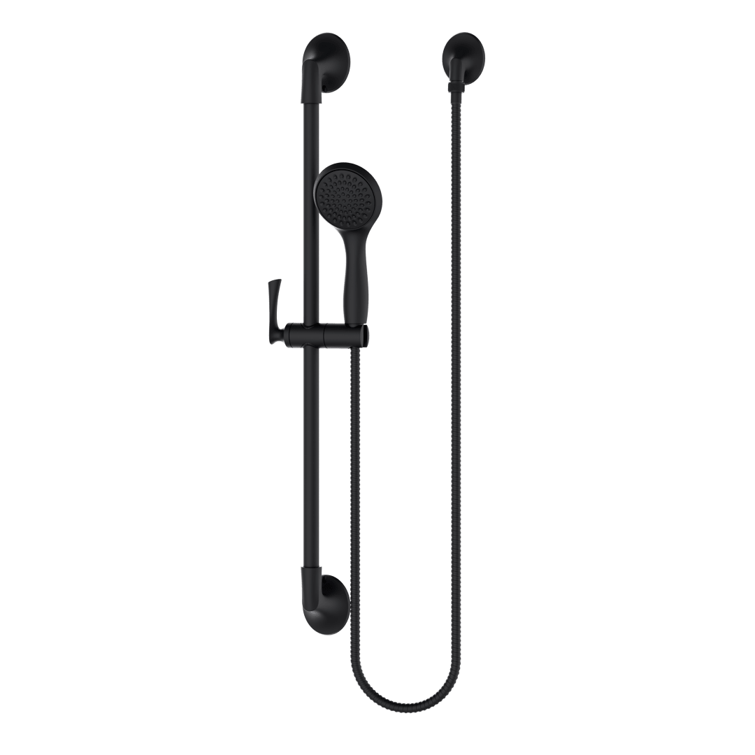 Rhen Handheld Shower with Slide Bar in Matte Black