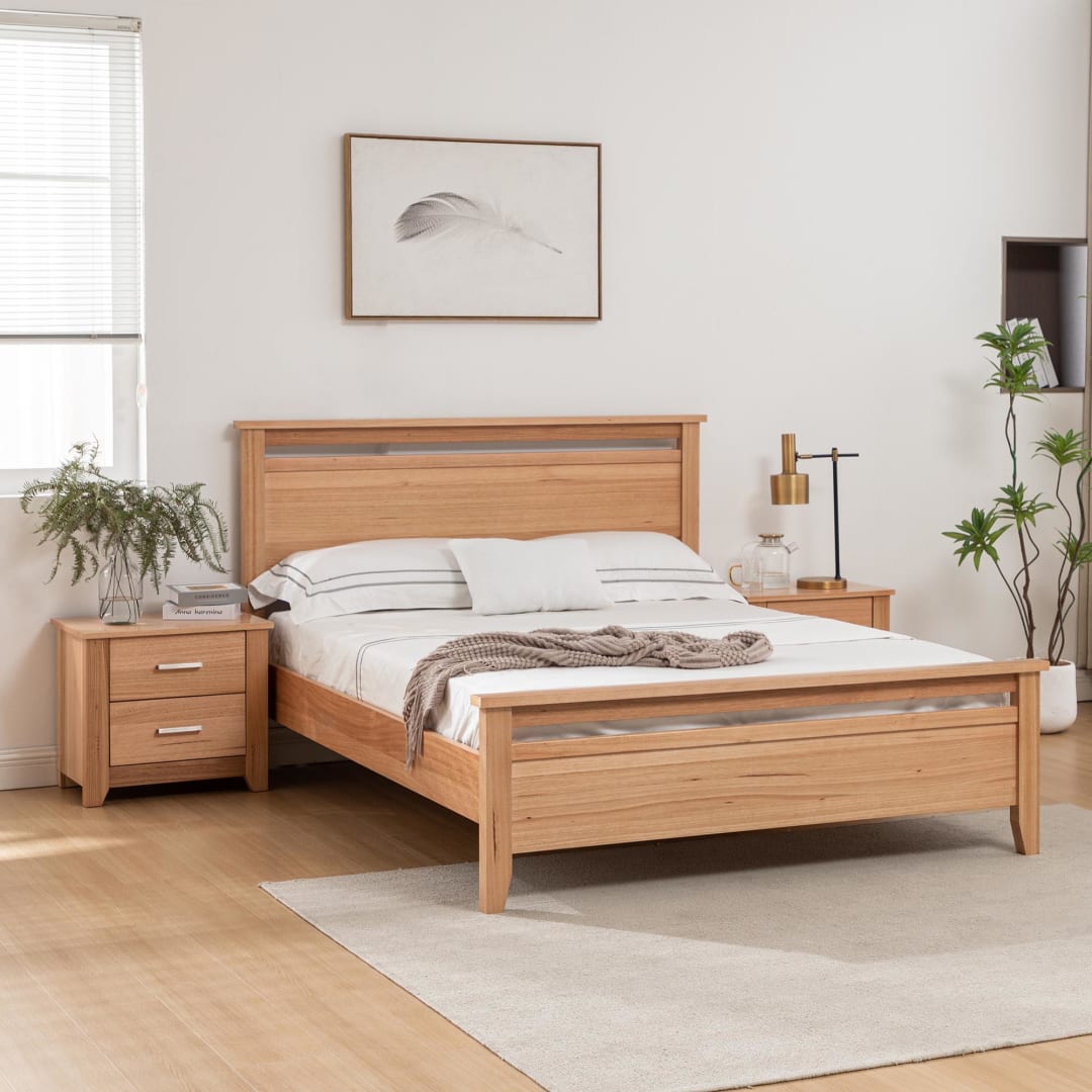 Portland Bed Frame Natural Queen