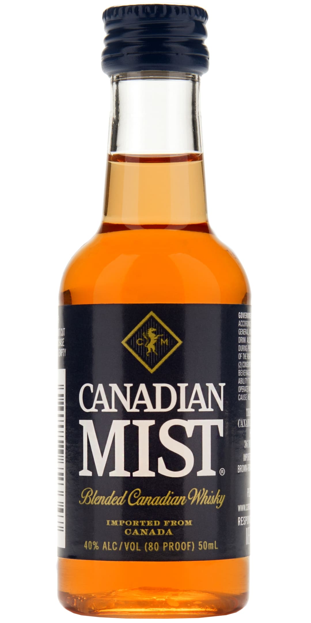 Canadian Mist Blended Canadian Whisky 50ml 80 Proof