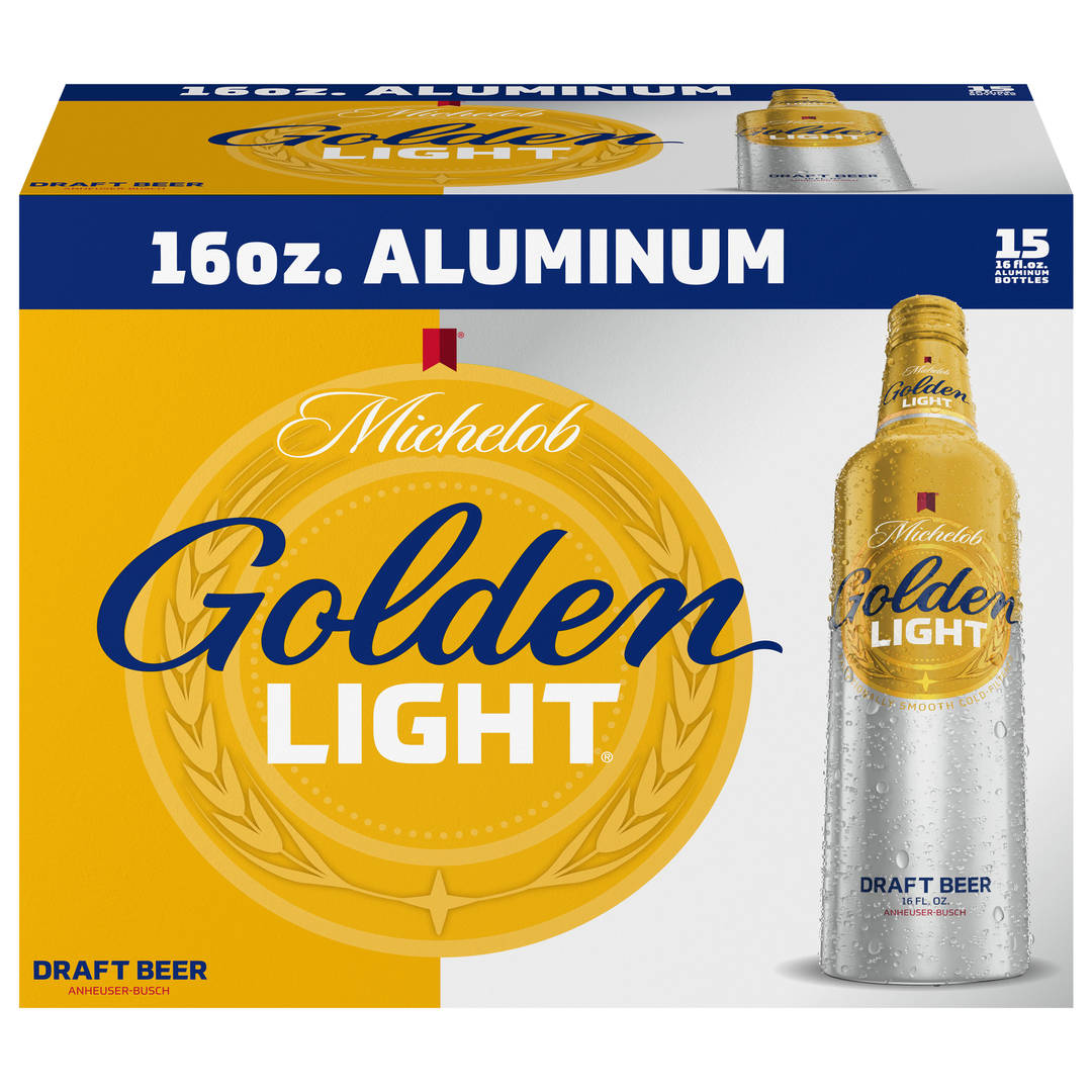 Michelob Golden Draft Light 15x16 oz Recloseable Aluminum Bottle CARRIER - Optimization Update