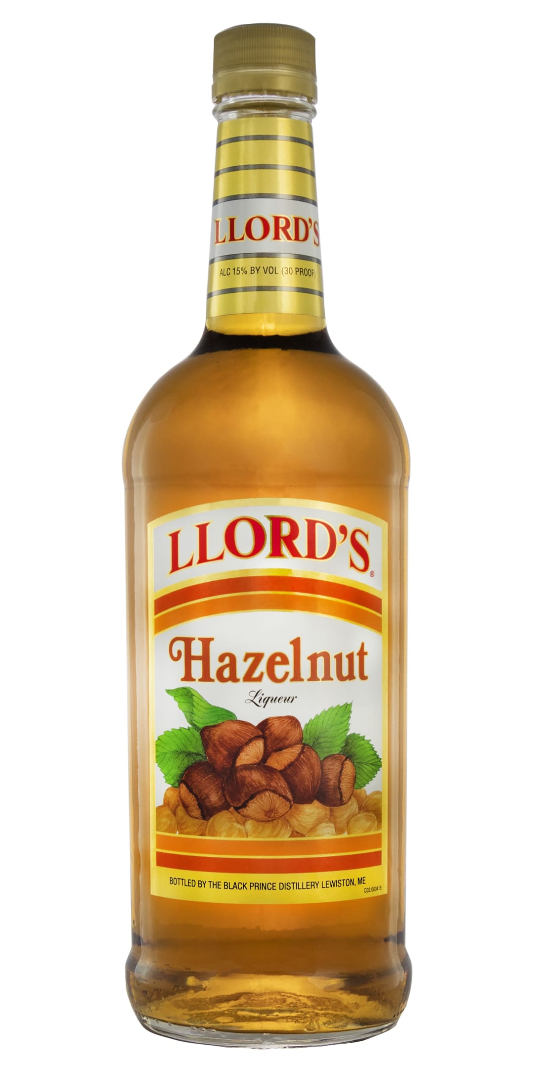 Llord's Hazelnut Liqueur 1l 30 Proof