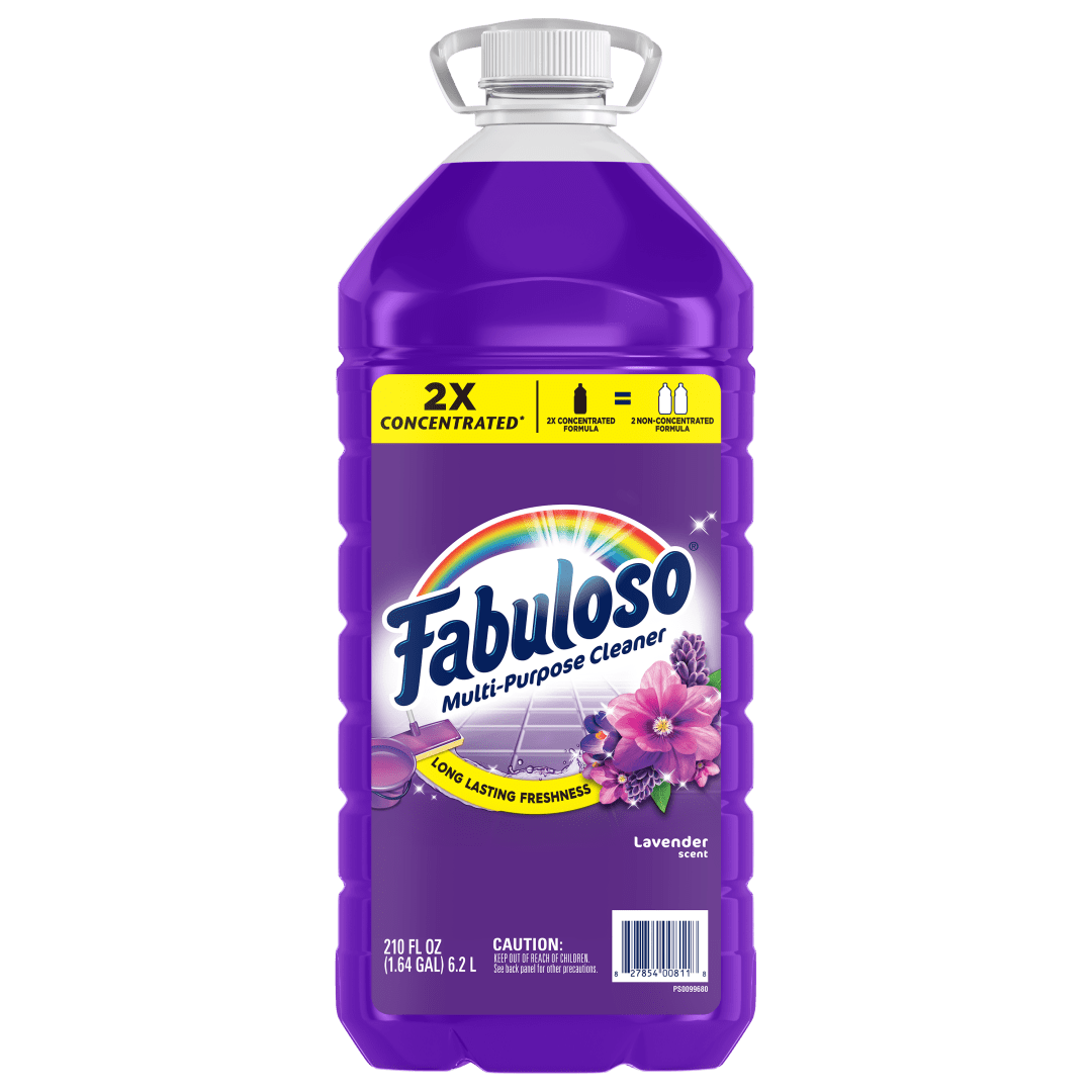 Fabuloso 2X Multi-Purpose Cleaner, No Rinse Floor Cleaner, Long-Lasting Freshness, Lavender Scent, 210 fl oz