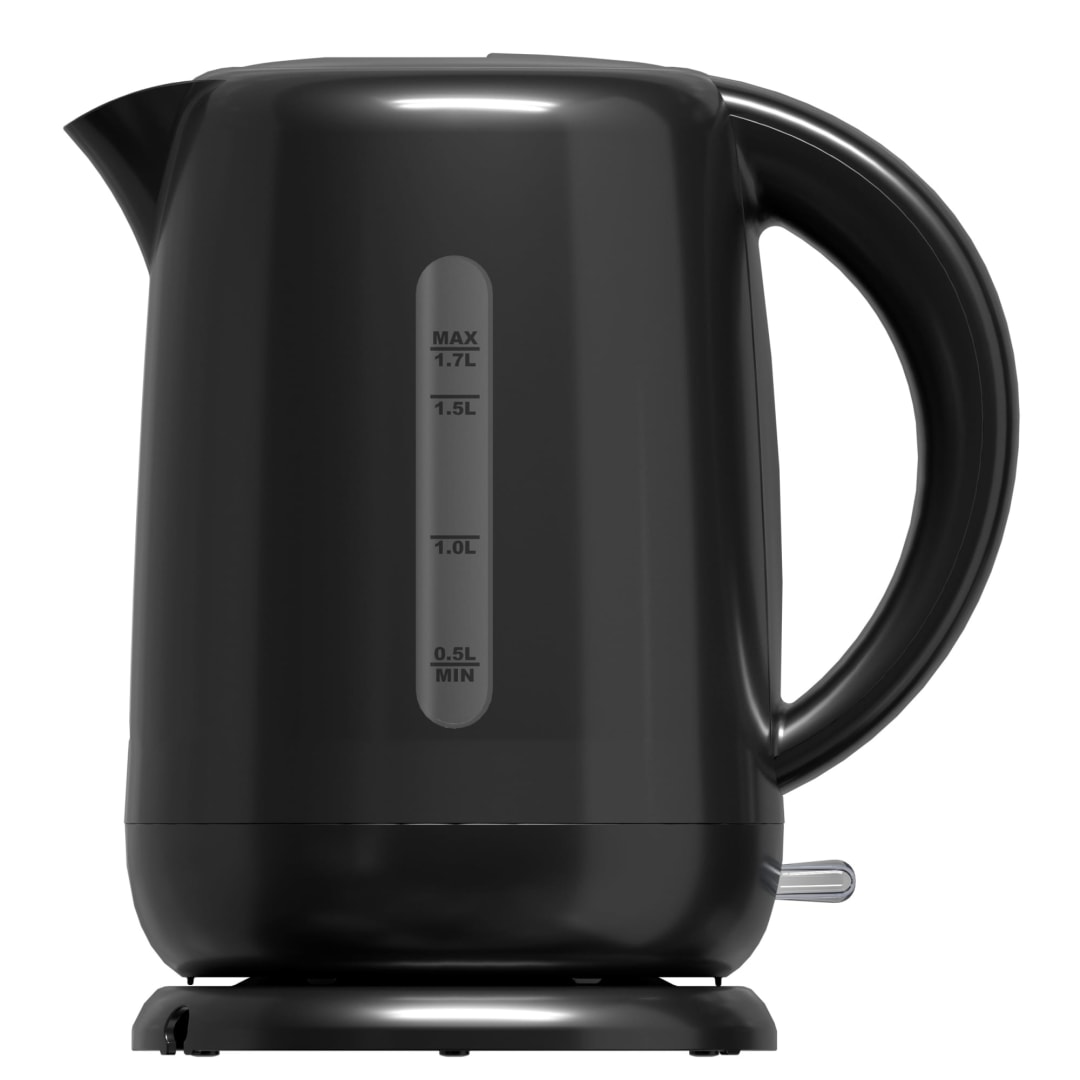 ELEC KETTLE 1.7L BLACK PLASTIC OSTER